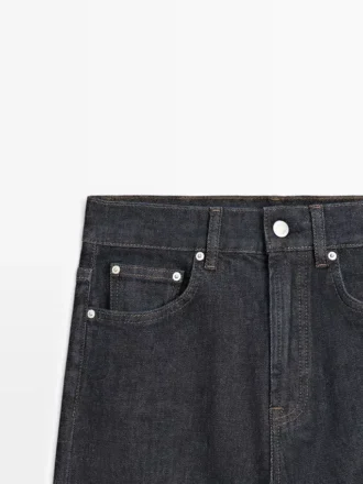 High-Waist Straight-Leg Comfort Jeans