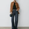 High-Waist Wide-Leg Jeans