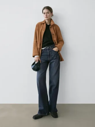 High-Waist Wide-Leg Jeans