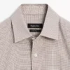 Houndstooth Cotton Blend Shirt Houndstooth Cotton Blend Shirt