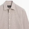Houndstooth Cotton Blend Shirt Houndstooth Cotton Blend Shirt