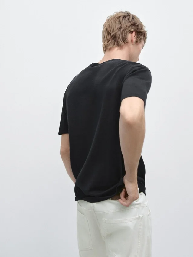 Knit Cotton T-Shirt Knit Cotton T-Shirt