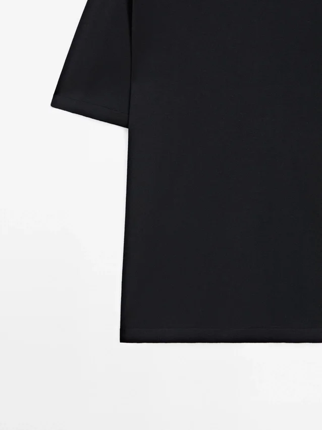 Knit Cotton T-Shirt Knit Cotton T-Shirt