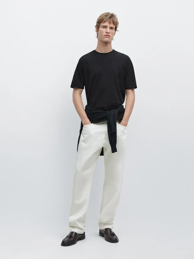 Knit Cotton T-Shirt Knit Cotton T-Shirt