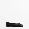Leather Ballet Flats with Knot Leather Ballet Flats with Knot