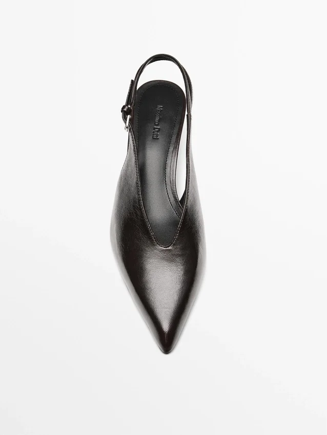 Leather High-Heel Mules Leather High-Heel Mules