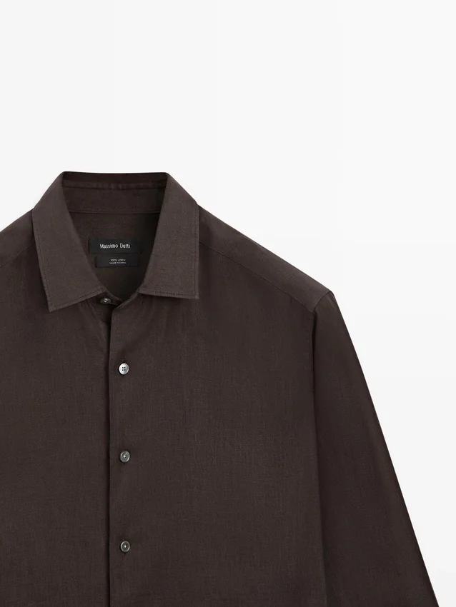 Lightweight Regular Fit Linen Shirt Lightweight Regular Fit Linen Shirt