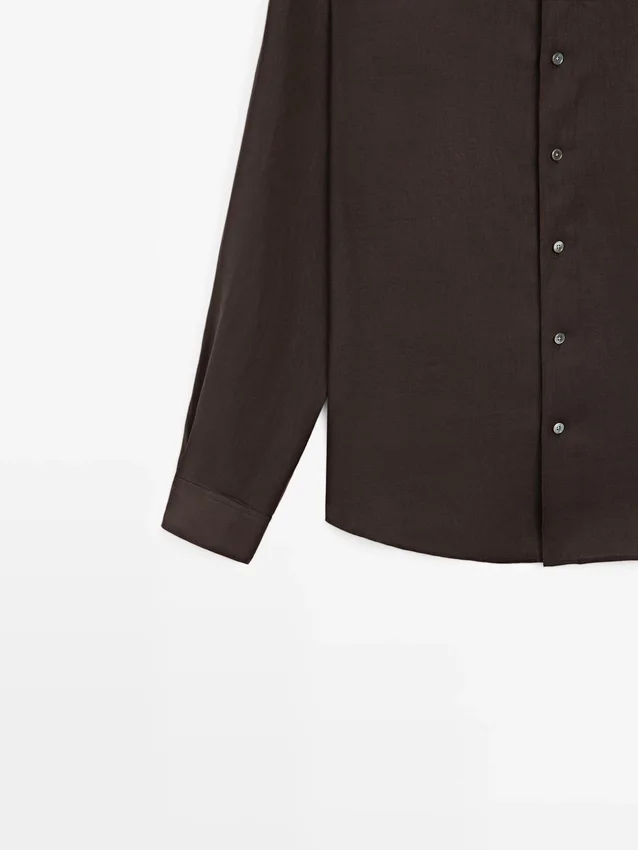 Lightweight Regular Fit Linen Shirt Lightweight Regular Fit Linen Shirt