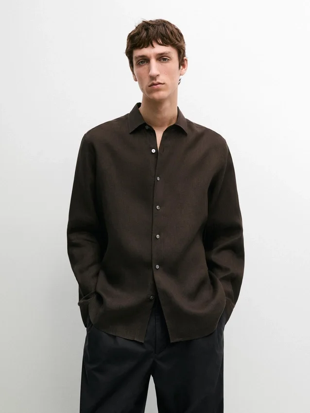 Lightweight Regular Fit Linen Shirt Lightweight Regular Fit Linen Shirt