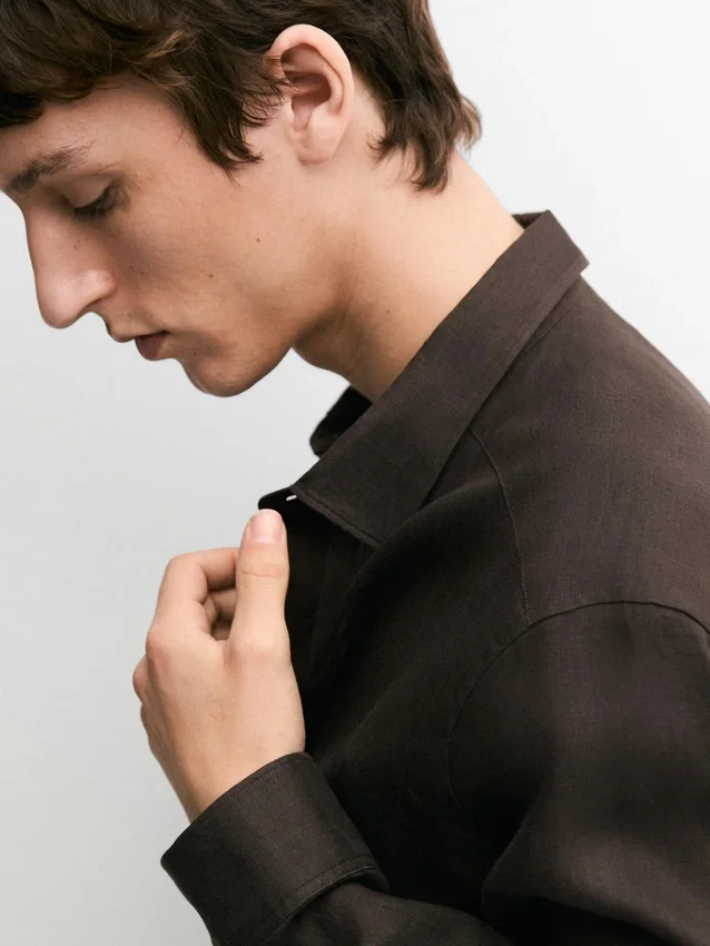 Lightweight Regular Fit Linen Shirt Lightweight Regular Fit Linen Shirt