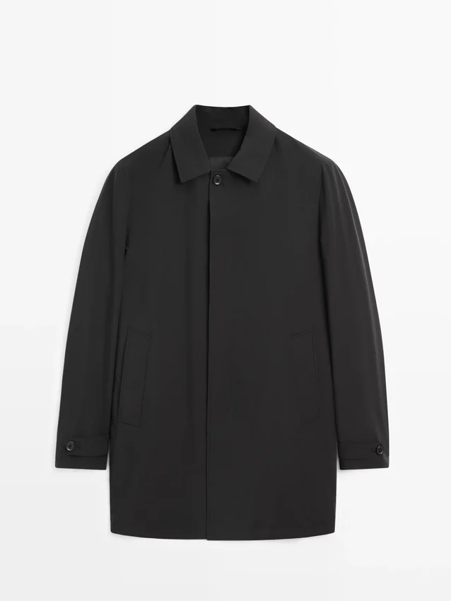 Lightweight Technical Fabric Parka Lightweight Technical Fabric Parka