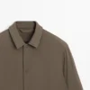Lightweight Water-Repellent Padded Overshirt