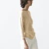 Lightweight Wool and Linen Blend T-Shirt