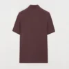 Linen and Cotton Short Sleeve Polo Shirt