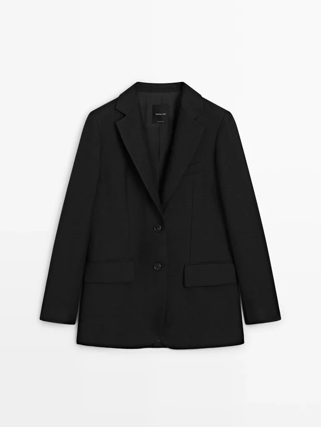 Linen Blazer with Pockets Linen Blazer with Pockets