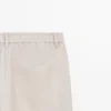 Linen Semi-Jogger Fit Trousers