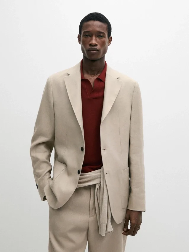 Linen Suit Blazer Linen Suit Blazer