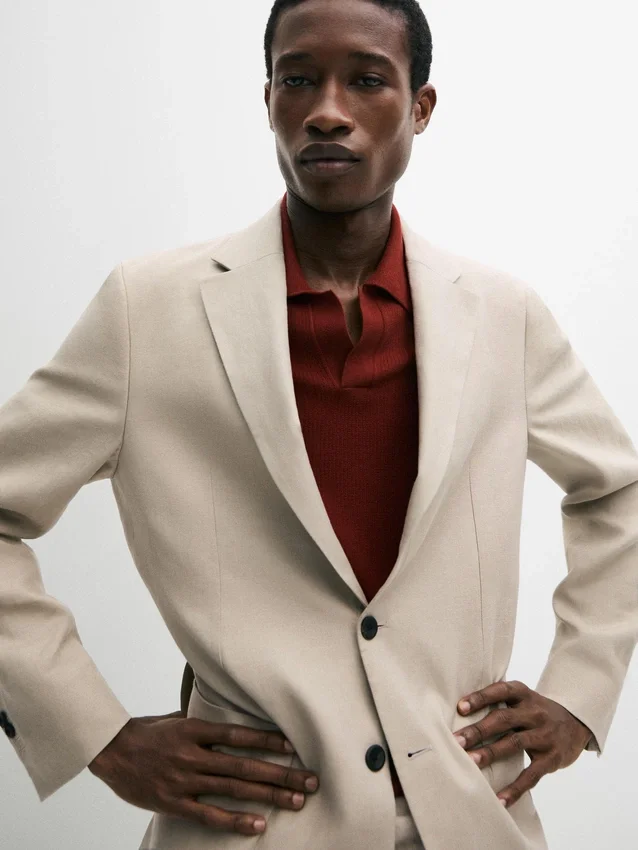 Linen Suit Blazer Linen Suit Blazer