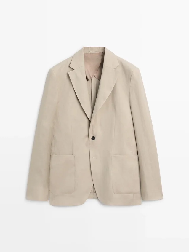 Linen Suit Blazer Linen Suit Blazer