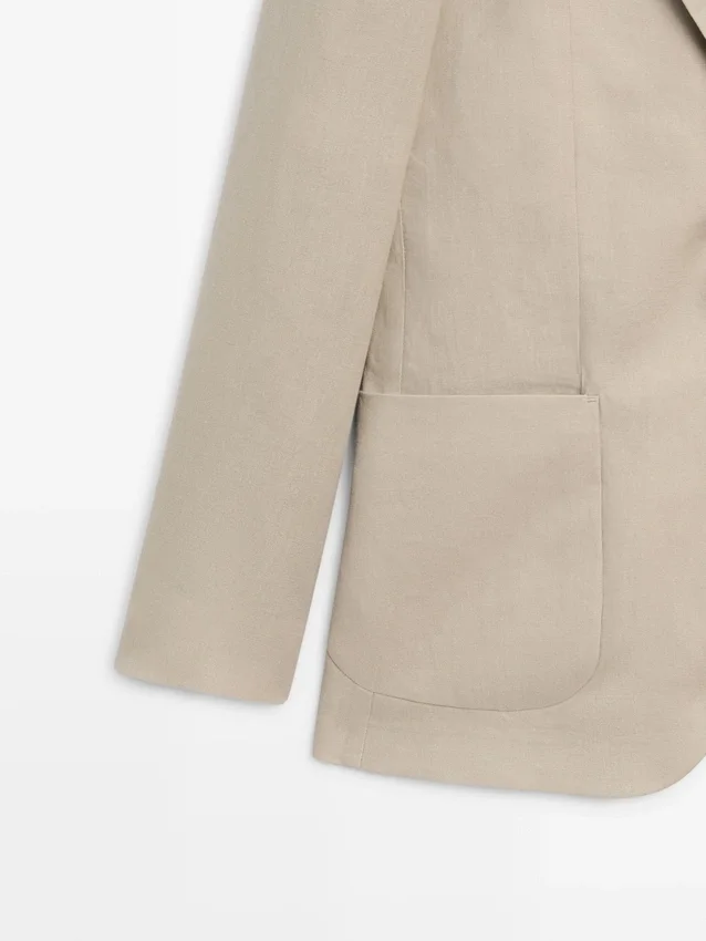 Linen Suit Blazer Linen Suit Blazer
