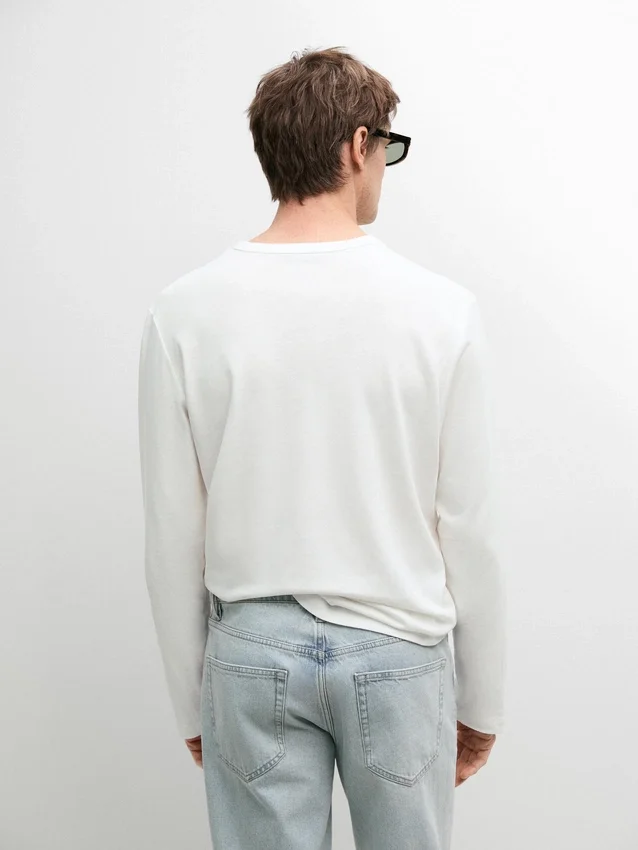 Long Sleeve Henley Neck T-Shirt Long Sleeve Henley Neck T-Shirt