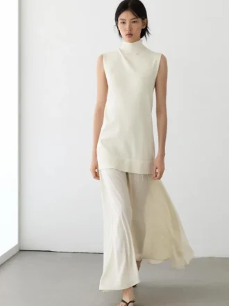 Matching Knit Midi Dress