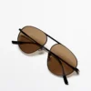 Metal Aviator Sunglasses