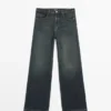 Mid-Rise Bell Bottom Jeans