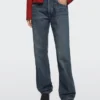 Mid-Rise Wide-Leg Jeans