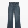 Mid-Rise Wide-Leg Jeans