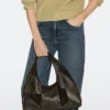 Mid-Size Patchwork Suede Leather Bag Mid-Size Patchwork Suede Leather Bag