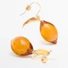 Mini Glass Lemon Earrings