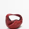 Mini Nappa Leather Half-Moon Bag