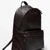 Nappa Leather Backpack with Zip