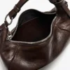 Nappa Leather Bag with Metal Buckle