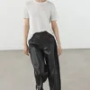 Nappa Leather Balloon Fit Pants
