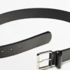 Nappa Leather Belt with Square Buckle