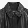 Nappa Leather Jacket with Belt