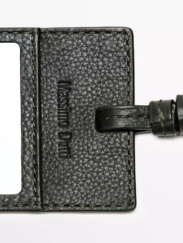 Nappa Leather Travel Tag Nappa Leather Travel Tag