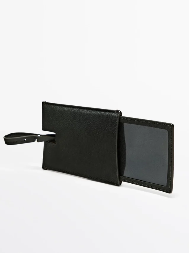 Nappa Leather Travel Tag Nappa Leather Travel Tag