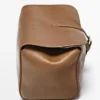 Nappa Leather Travel Toiletry Bag