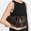 Nappa Leather West Satchel Bag