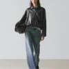 Oversize Nappa Leather Jacket