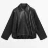 Oversize Nappa Leather Jacket