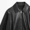 Oversize Nappa Leather Jacket