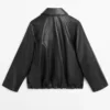 Oversize Nappa Leather Jacket