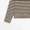 Oversize Striped Cotton Blend T-Shirt