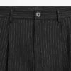Pinstripe Wide-Leg Trousers