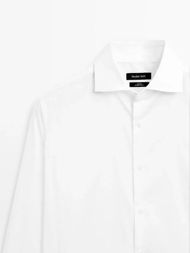 Regular-Fit 100% Cotton Shirt Regular-Fit 100% Cotton Shirt