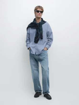 Regular Fit Check 100% Cotton Shirt